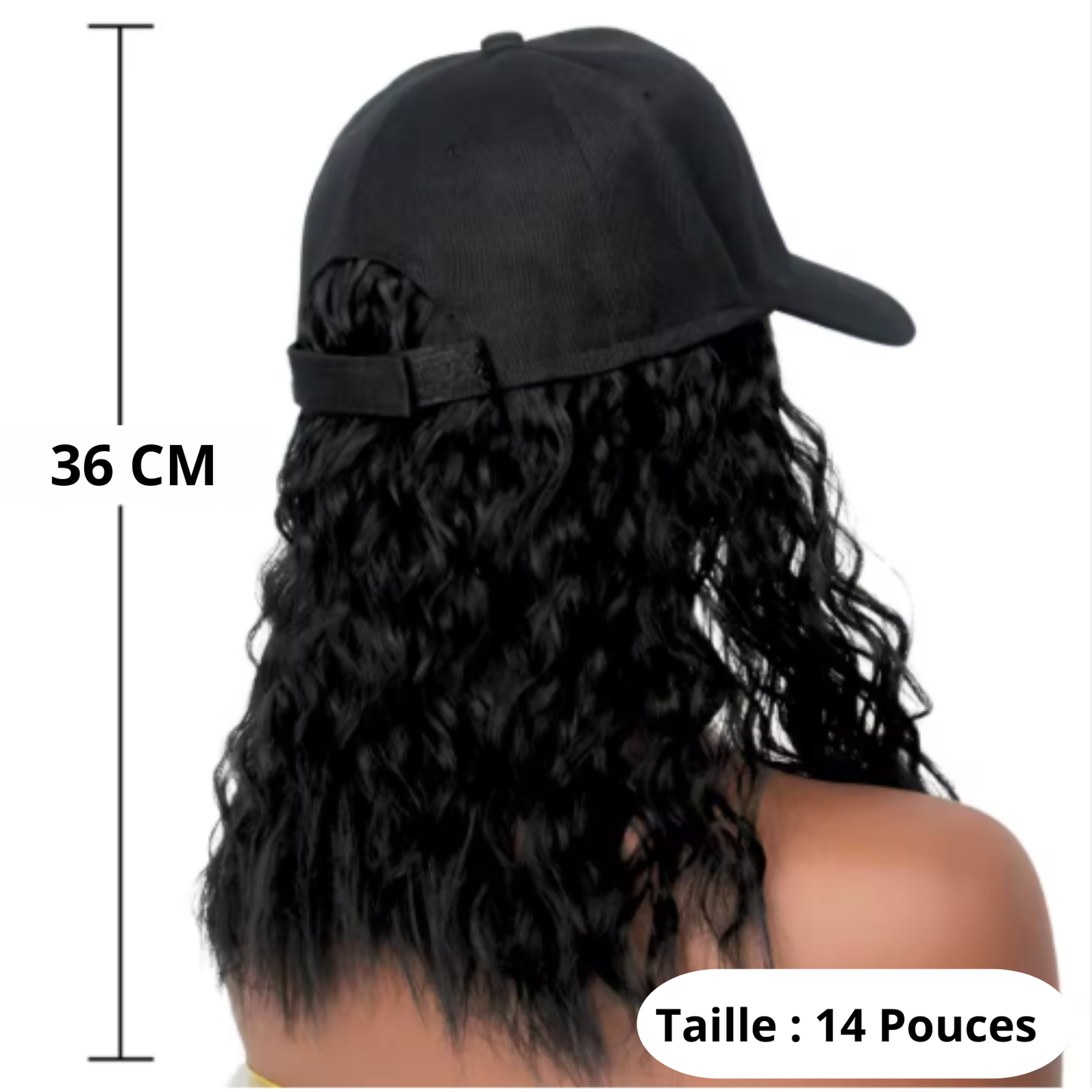 NKDSTORE™ – Casquette Perruque Ondulée Femme