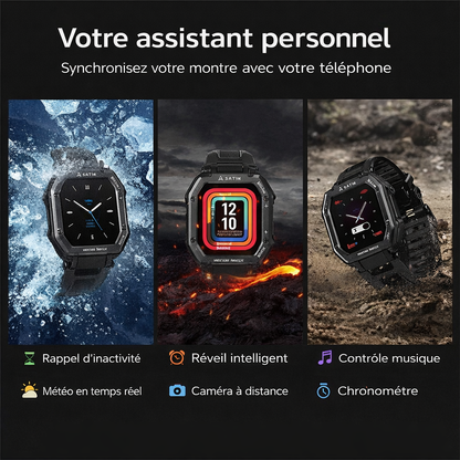 NKDSTORE™ – Montre Connectée Bluetooth (Notifications + Appels au Poignet)