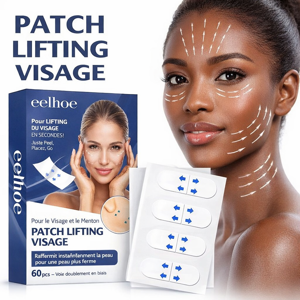 Patch Lifting Visage Invisible – Effet Lift Instantané Sans Chirurgie