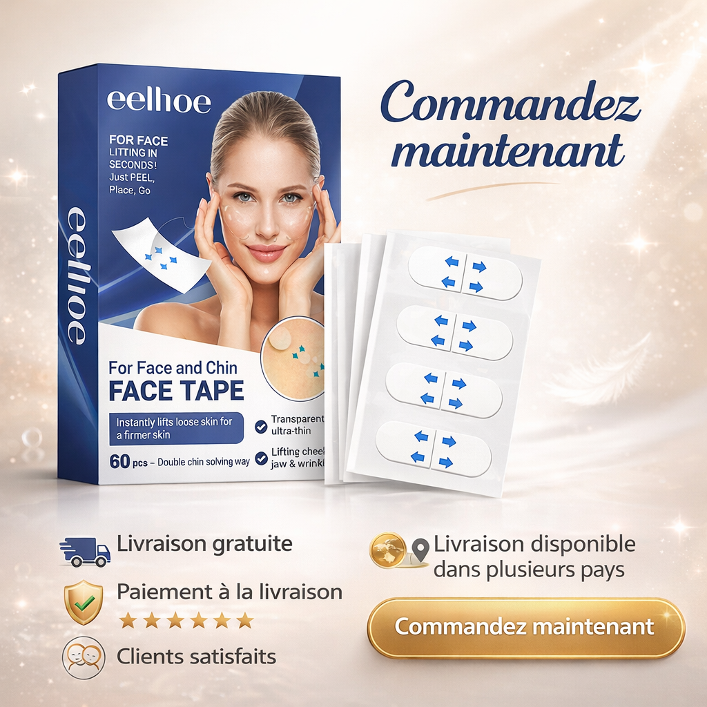 Patch Lifting Visage Invisible – Effet Lift Instantané Sans Chirurgie