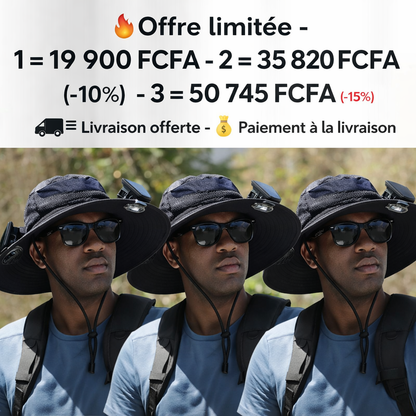 NKDSTORE™ Chapeaux à Ventilateur