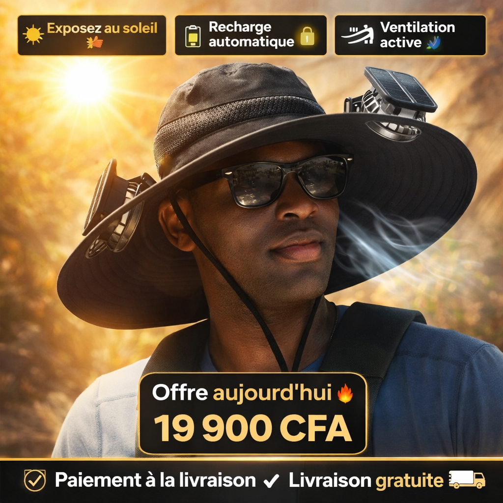 NKDSTORE™ Chapeaux à Ventilateur