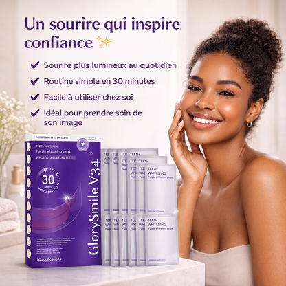 Sourire Éclatant™ – Bandes Blanchissantes Dents