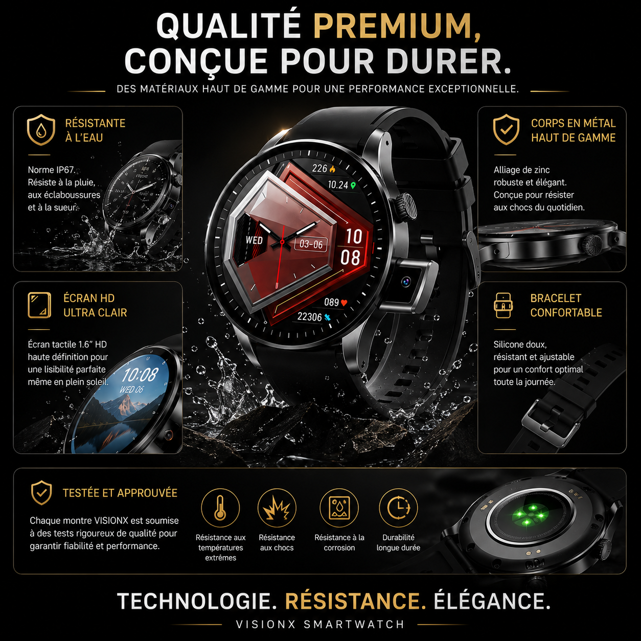 NKDSTORE™ VisionX Smartwatch