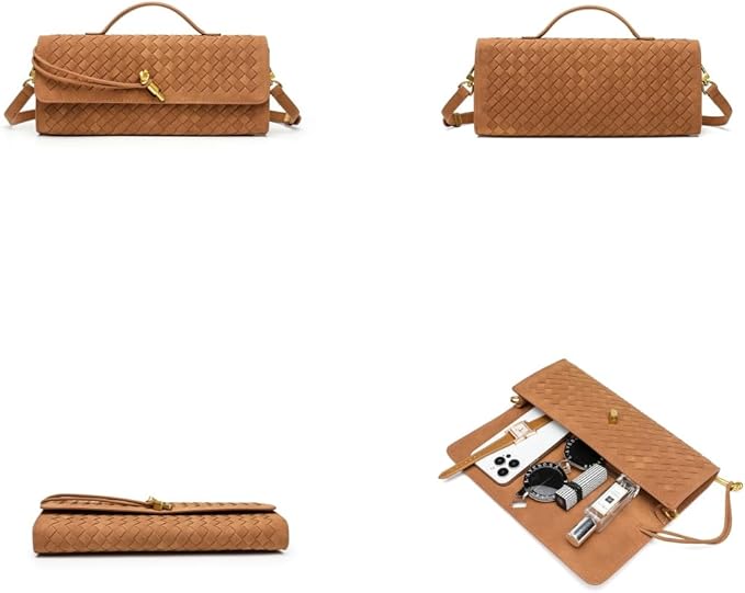 Sac à main tendance en daim Tissé