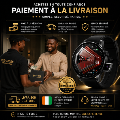 NKDSTORE™ VisionX Smartwatch