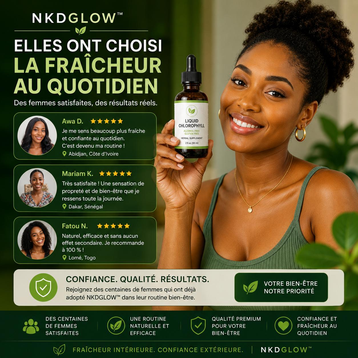 NKDGLOW™ Chlorophylle – Fraîcheur Intérieure