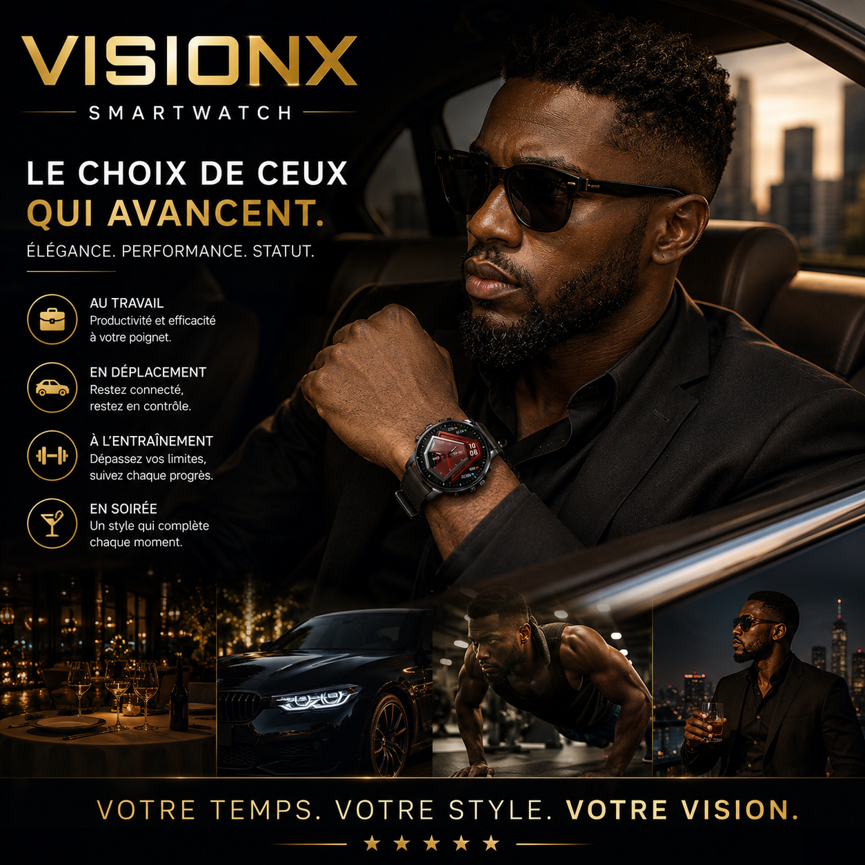NKDSTORE™ VisionX Smartwatch