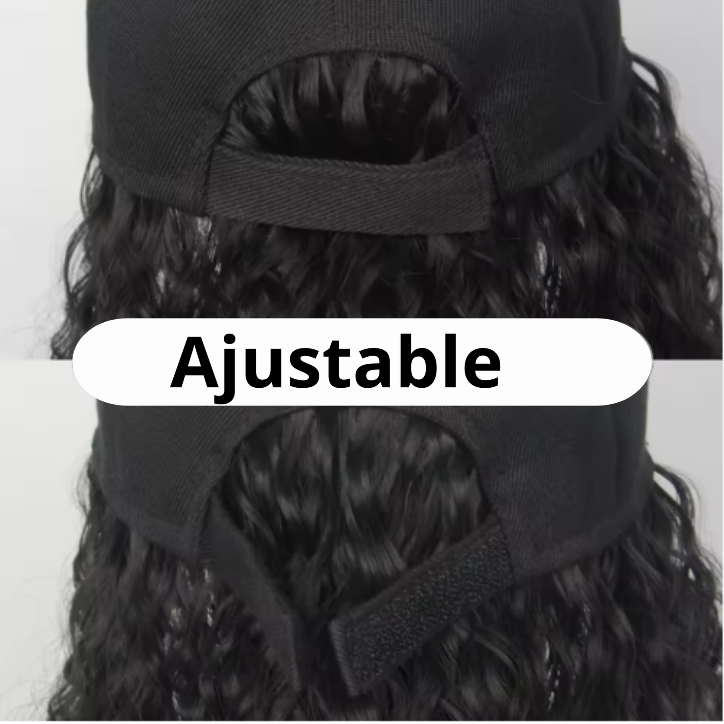 NKDSTORE™ – Casquette Perruque Ondulée Femme