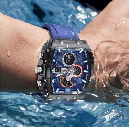 Montre Sport Luxe - Bracelet Silicone