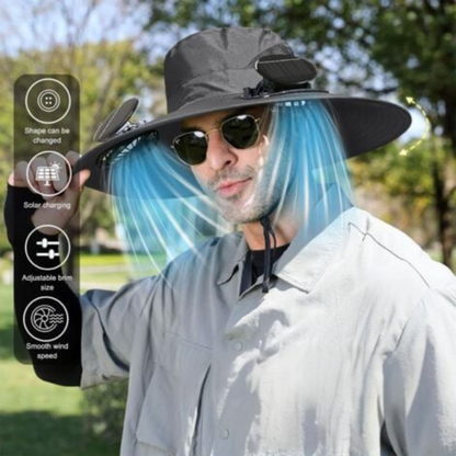 NKDSTORE™ Chapeaux à Ventilateur