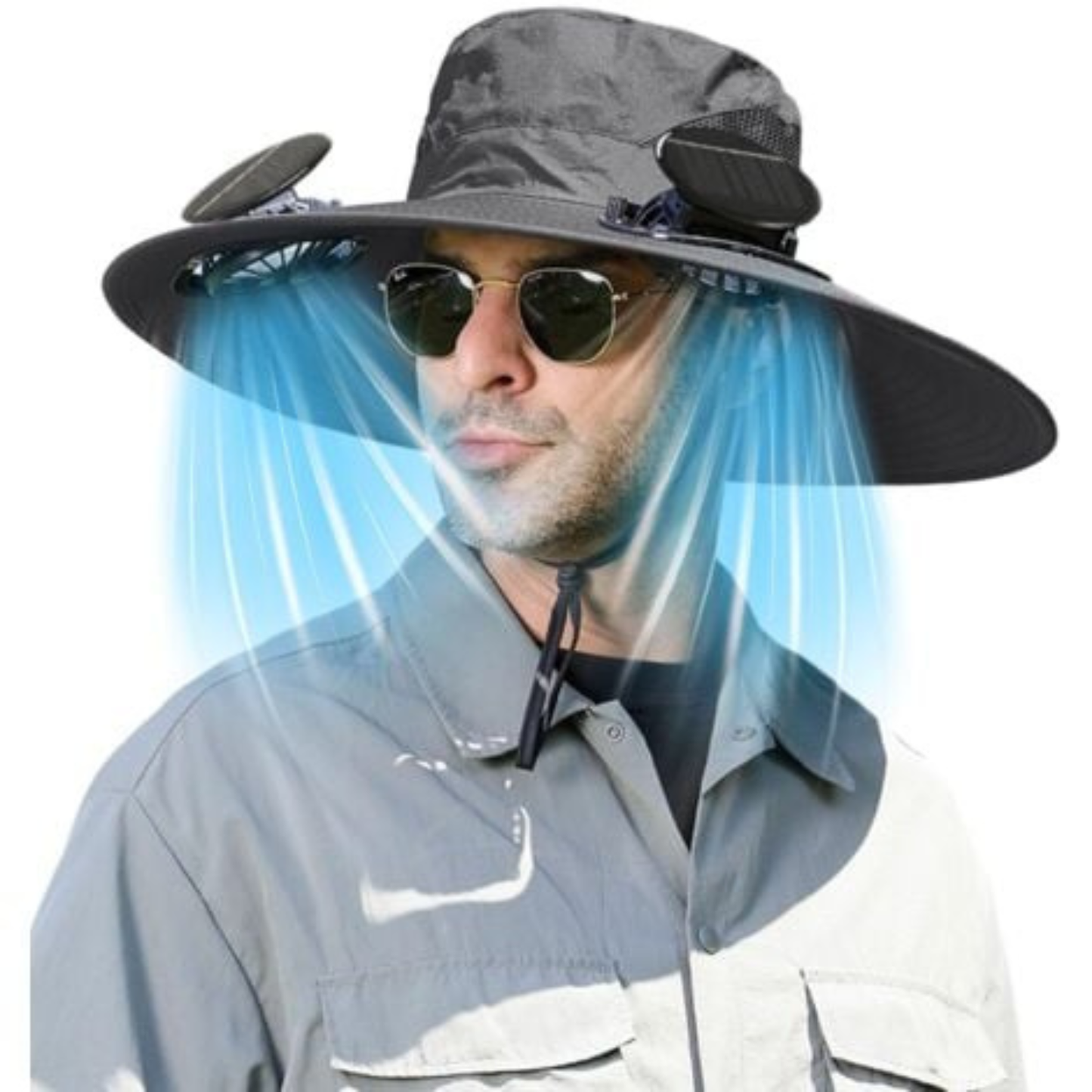 NKDSTORE™ Chapeaux à Ventilateur
