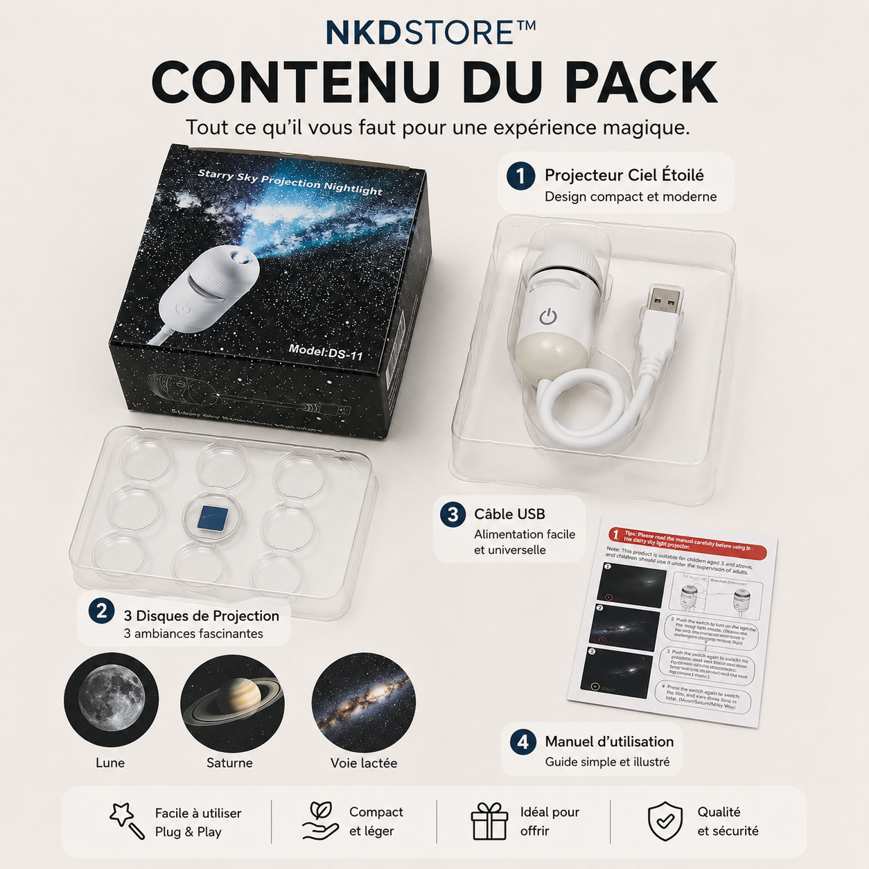NKDSTORE™ Galaxy Light