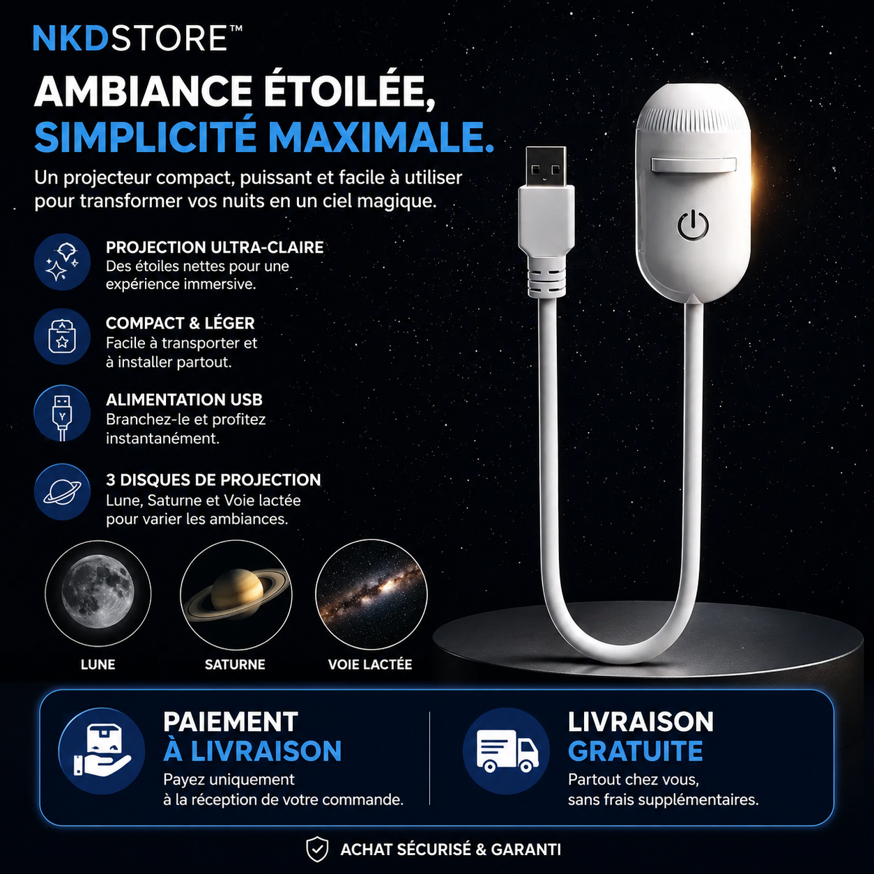 NKDSTORE™ Galaxy Light