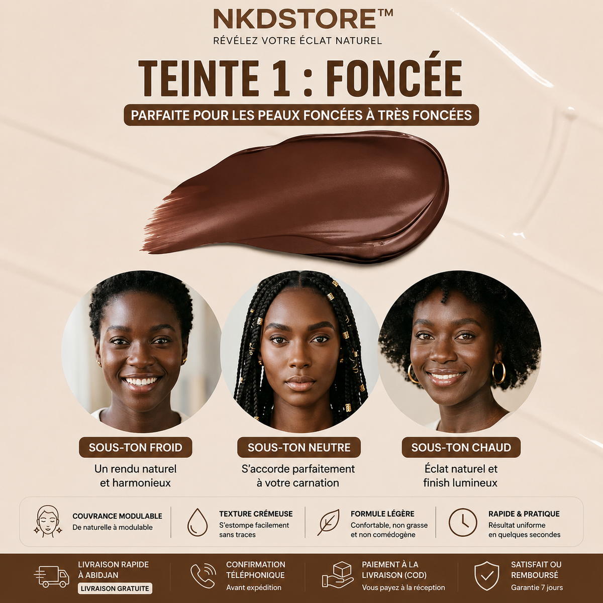 NKDBEAUTY™ Stick Teint Parfait