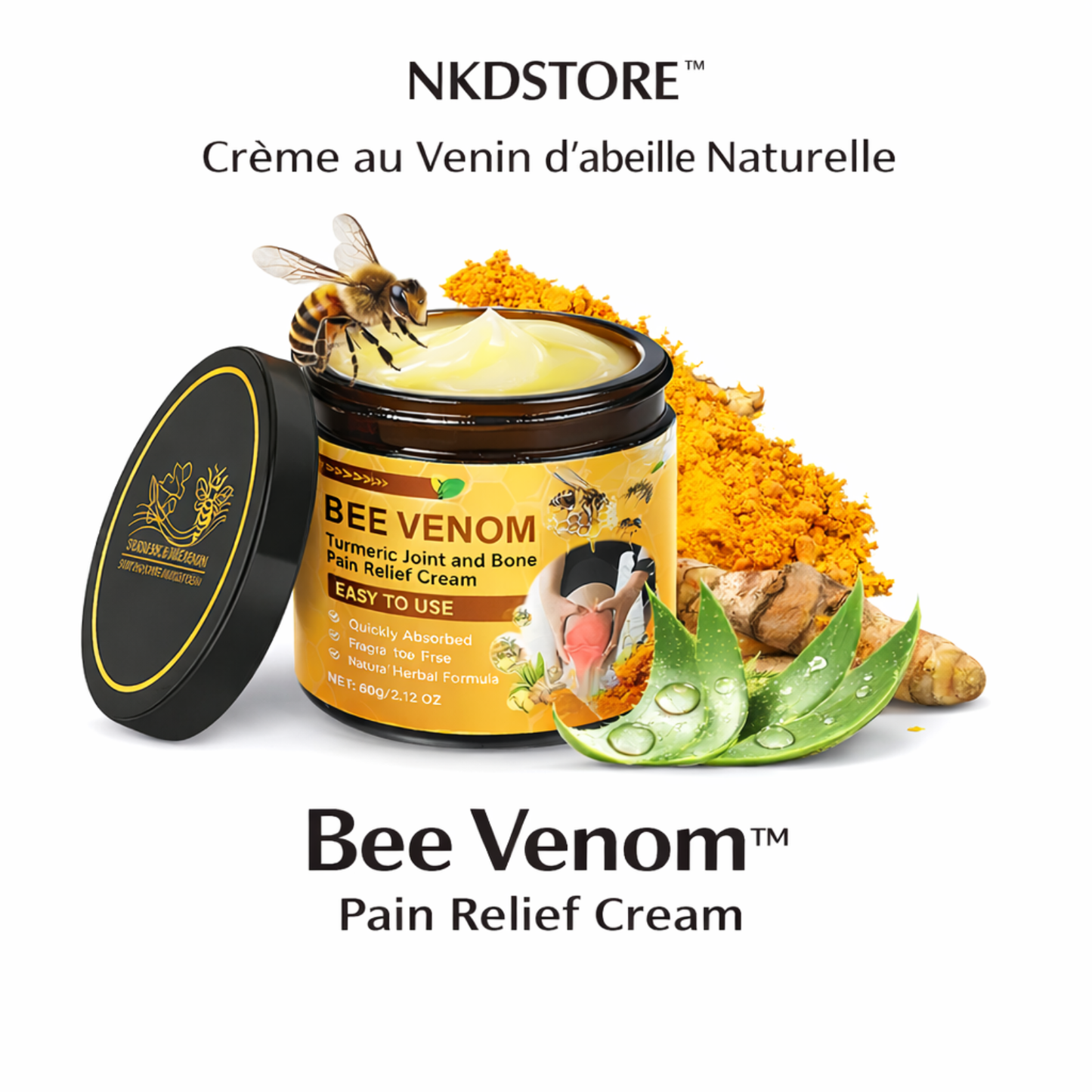 NKDSTORE™ Crème au Venin d'Abeille Naturel