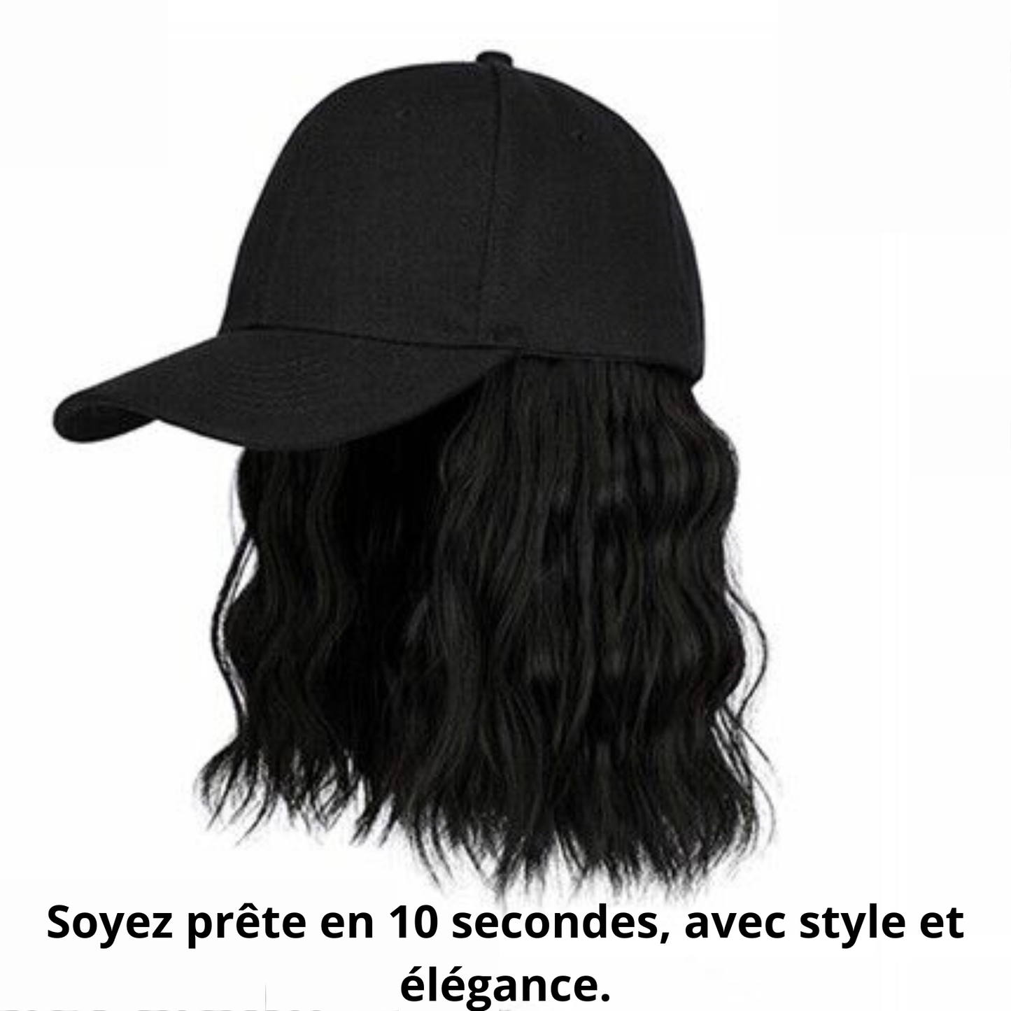 NKDSTORE™ – Casquette Perruque Ondulée Femme
