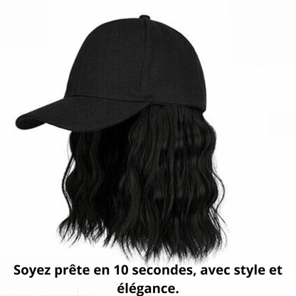 NKDSTORE™ – Casquette Perruque Ondulée Femme