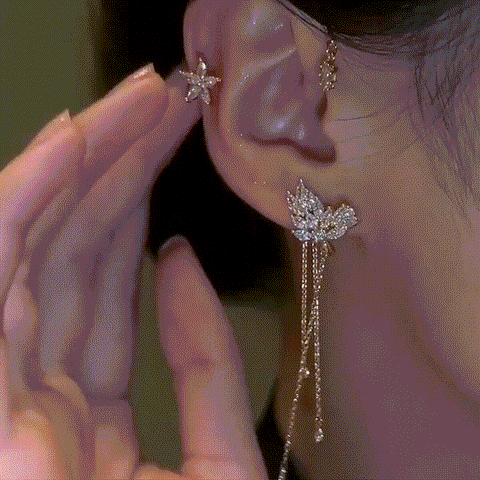 NKDSTORE™ - Boucle d'oreille papillon