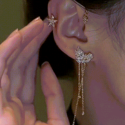 NKDSTORE™ - Boucle d'oreille papillon