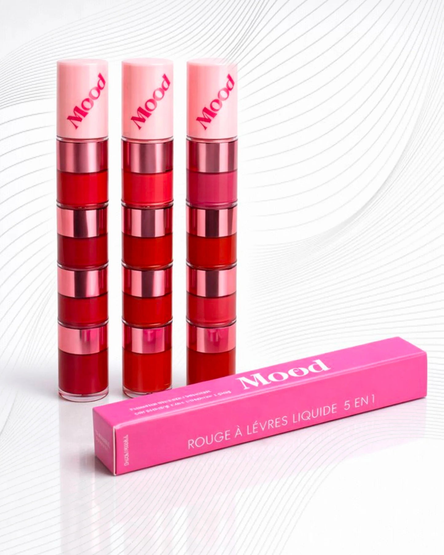LipStack™ 5-en-1 – Rouge à lèvres longue tenue multi-teintes