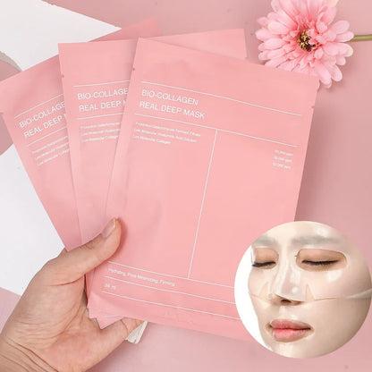Masques Bio-Collagène (Pack de 4) – Éclat et Vitalité